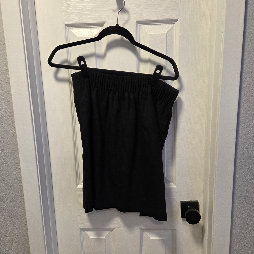 J. Crew Elastic Waist Classic Black Skirt